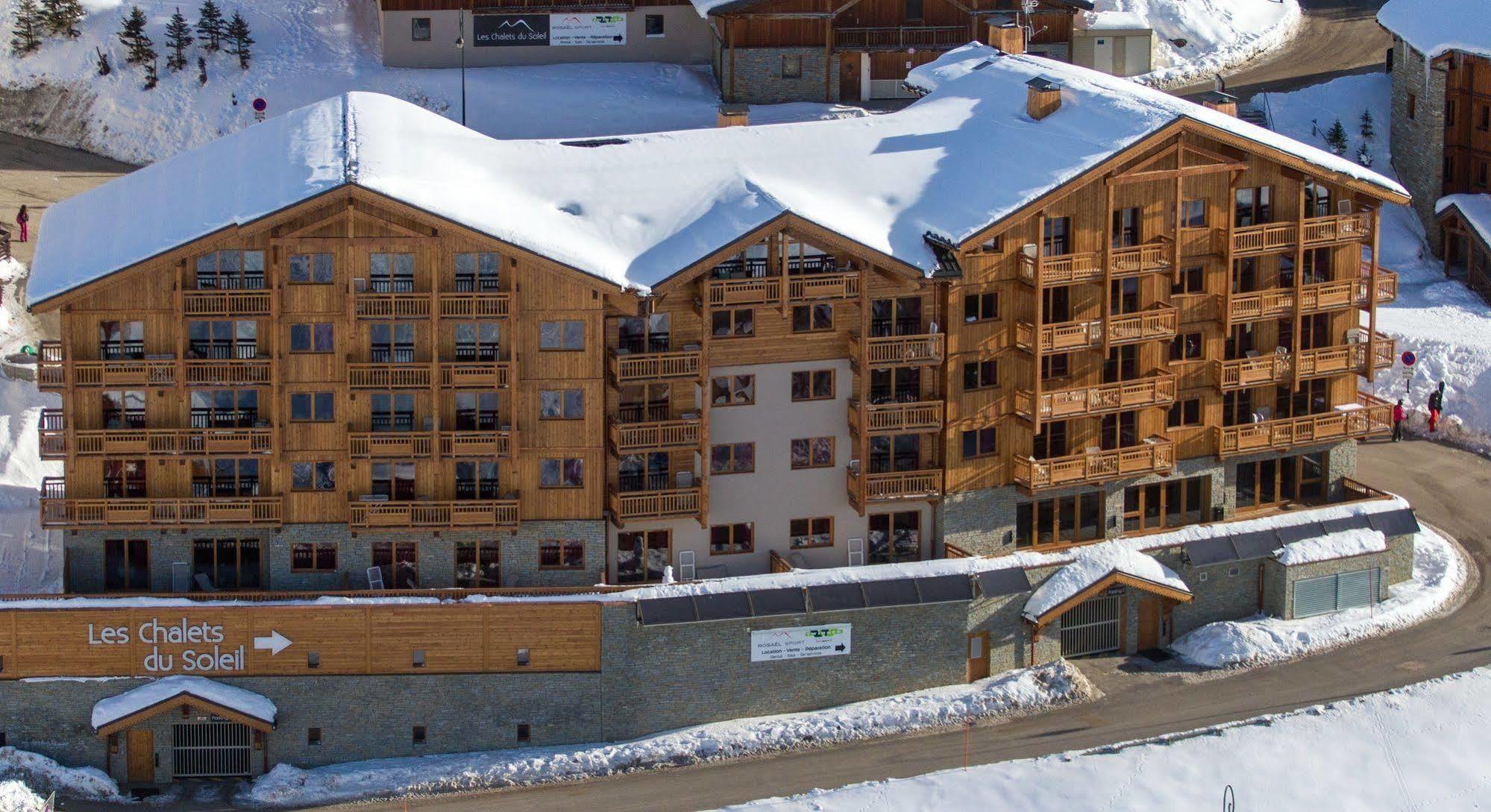 Cgh Residences & Spas Les Chalets Du Soleil Authentiques Saint-Martin-de-Belleville Ngoại thất bức ảnh